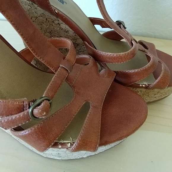 Diba Cork Wedge Sandals - Picture 6 of 7